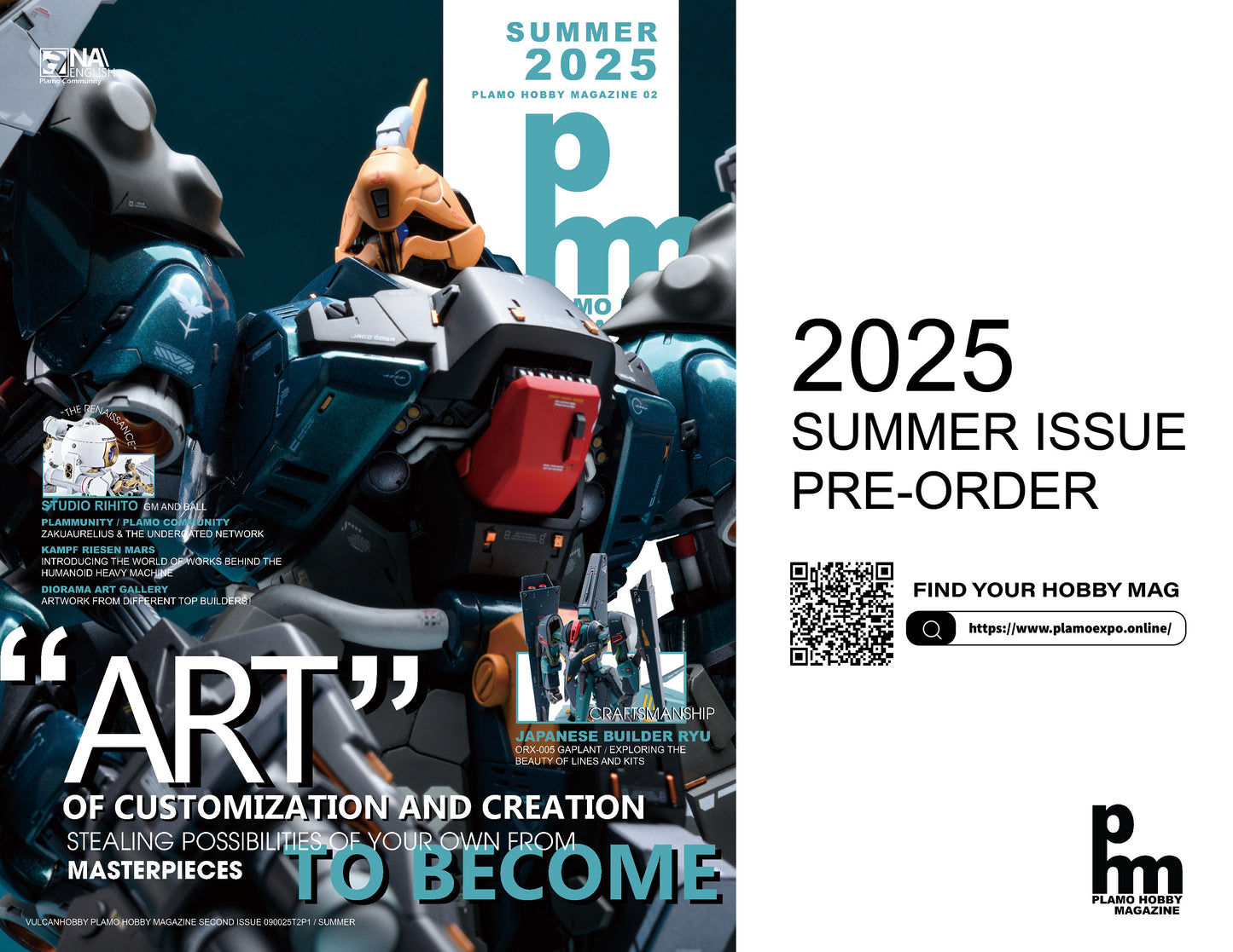 Plamo Hobby Mag Summer 2025 Pre Order Ships 7/27