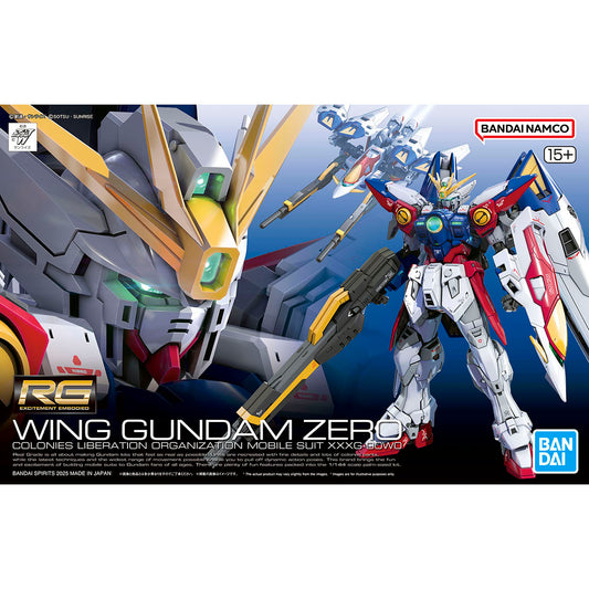 Bandai Hobby XXXG-00W0 Wing Gundam Zero RG 1/144